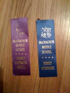 Aaron's Scholastic Awards